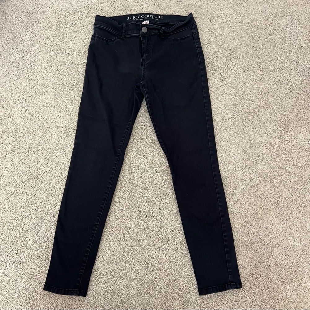 Juicy Couture Black Skinny Jeggings size 8